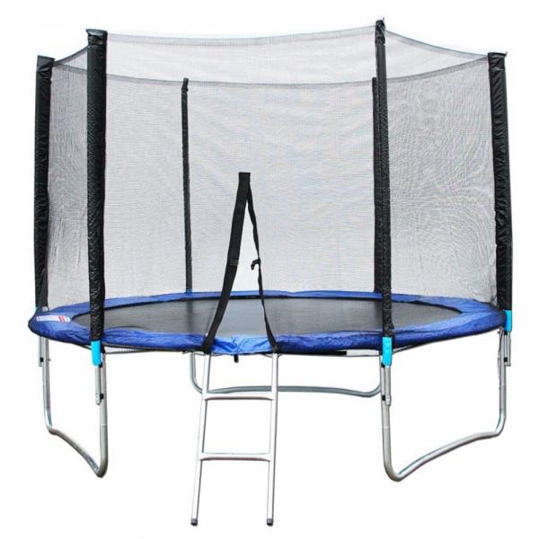 Trampolīns 305 cm ar drošības tīklu un kāpnītēm 10 pēdas (3,05 m)