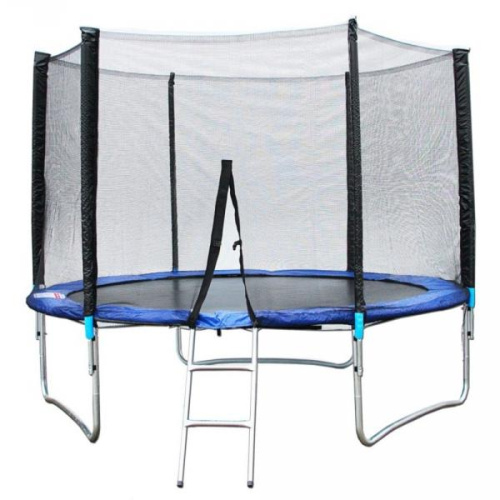 Trampolīns 305 cm ar drošības tīklu un kāpnītēm 10 pēdas (3,05 m)