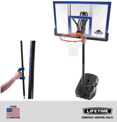 LIFETIME 90000 basketbola komplekts (2,45 - 3,05 m)