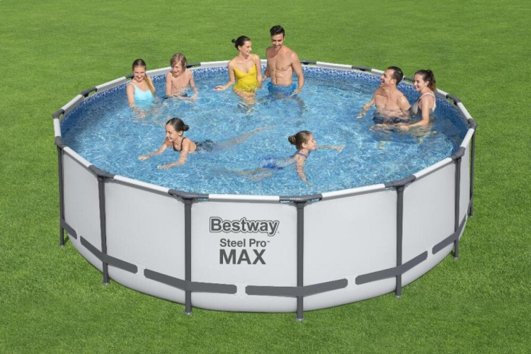 Rāmja baseins Bestway Steel Pro Max komplekts 549x122 cm, ar filtra sūkni un piederumiem (56462)
