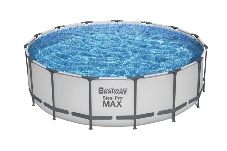 Rāmja baseins Bestway Steel Pro Max komplekts 457x122 cm, ar filtru sūkni un piederumiem (56438)