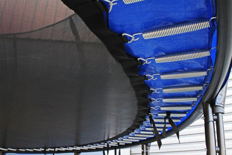 Trampolīns 427 cm ar drošības tīklu un kāpnītēm, 14 pēdas (4,27 m)