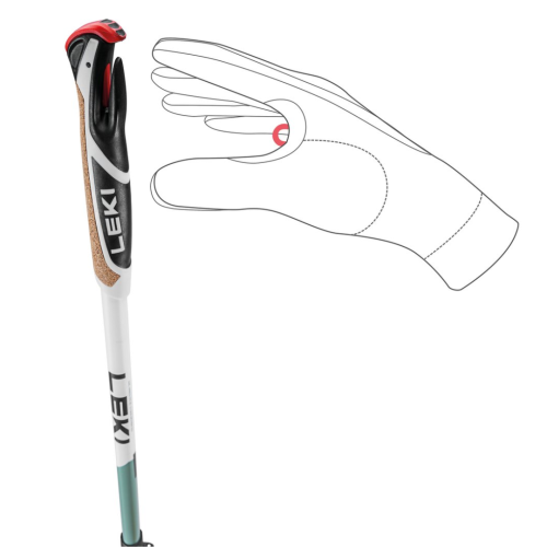Nordic Walk nūjošanas nūjas LEKI Spin Shark SL 100-130 cm