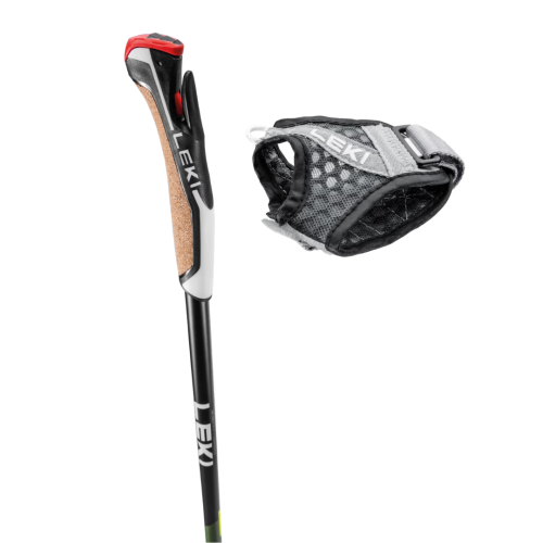 Ziemeliskā gājēju nūjas LEKI Flash Carbon 115 cm