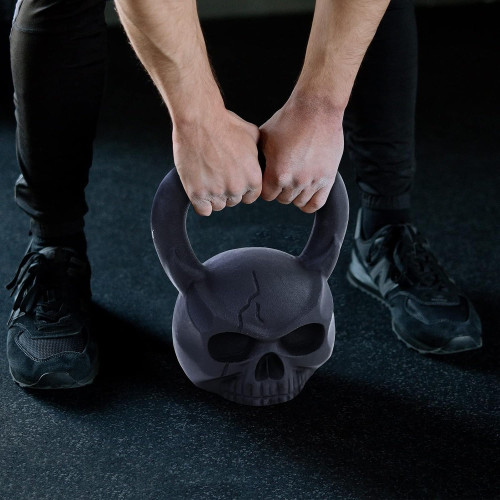 Sportbay® Skull Kettlebell - čuguna svaru bumba 16-24 kg