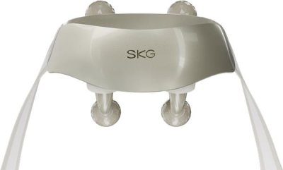 SKG H7-Ultra kakla un plecu masāžas ierīce ar baltiem masāžas galiem