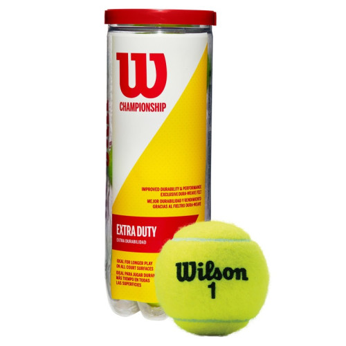 Wilson Championship Extra Duty XD Tenisa bumbiņas – 3 gab.
