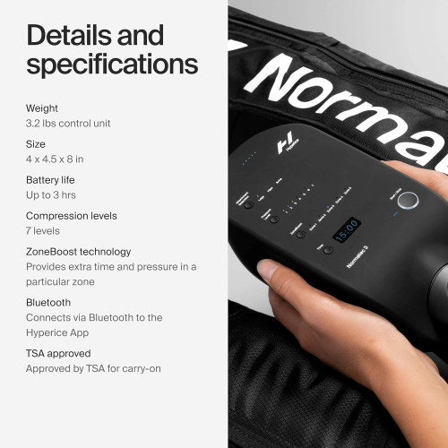 Hyperice Normatec 3 Zelta kompresijas masāžas sistēma