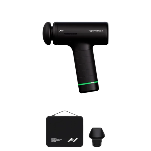 Hyperice Hypervolt Go 3 masāžas pistole, melns