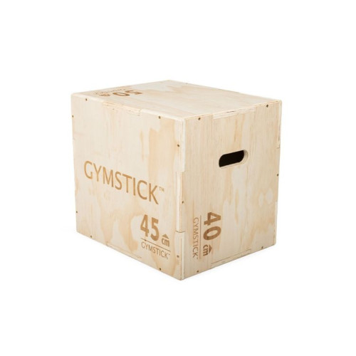 Koka lēcienu bokss Gymstick Wooden Plyobox 50 x 45 x 40 cm