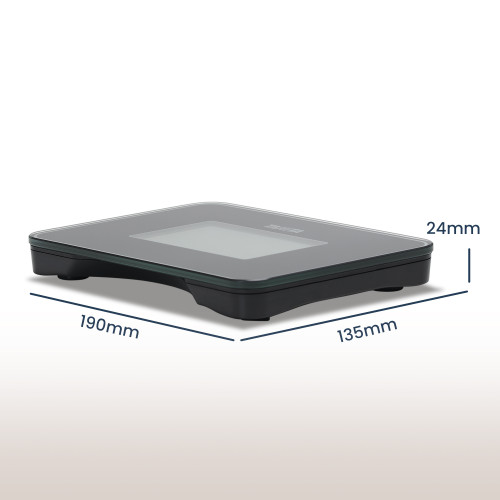 Pasaulē mazākie elektroniskie svari TANITA HD-386, melni