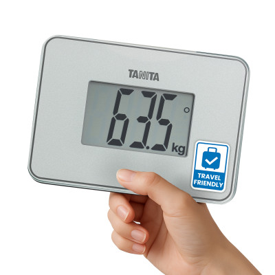Pasaulē mazākie elektroniskie svari TANITA HD-386, balti
