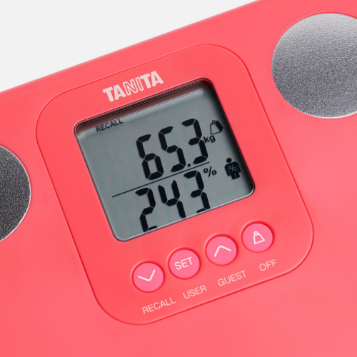 Kompakti viedie ķermeņa sastāva svari TANITA BC-730, rozā