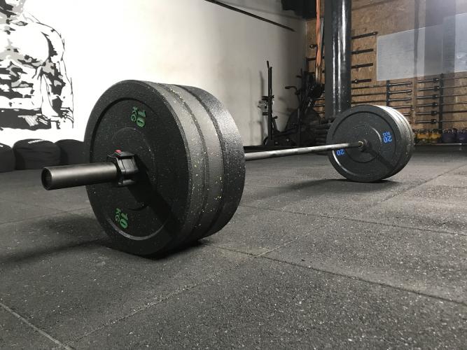 Bumper svaru un stieņa komplekts STRONGMAN Premium 150kg