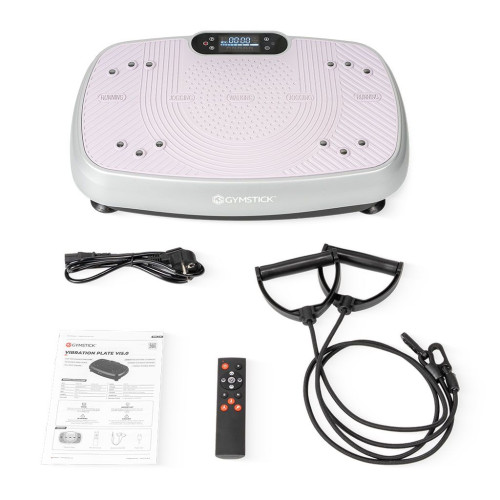 Vibrācijas platforma Gymstick Vibration Plate Vi5.0 (melna / lillā)
